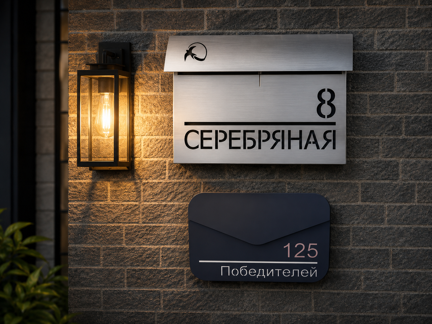 Почтовые ящики и адресные таблички